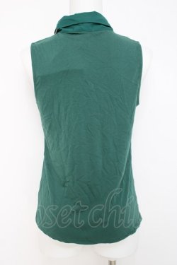 画像2: axes femme / 二重襟付きタンクトップ M グリーン Y-26-03-26-037-AX-TO-SZ-ZY