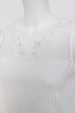 画像3: axes femme / 吸水速乾チュールレースタンク F 生成り Y-26-03-26-038-AX-TO-SZ-ZY