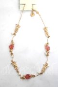 axes femme / オーロラローズネックレス  ゴールド Y-26-03-26-003-AX-AC-SZ-ZY