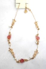 画像1: axes femme / オーロラローズネックレス  ゴールド Y-26-03-26-003-AX-AC-SZ-ZY (1)