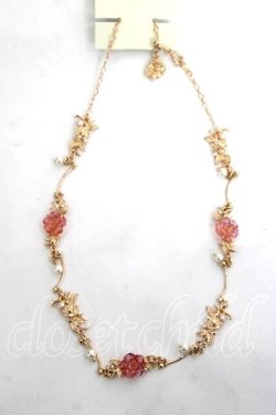 画像1: axes femme / オーロラローズネックレス  ゴールド Y-26-03-26-003-AX-AC-SZ-ZY