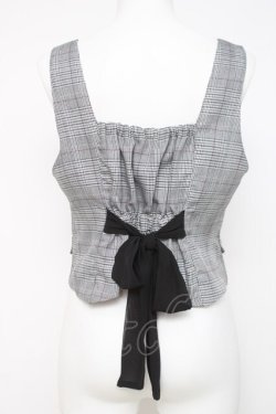 画像3: axes femme POETIQUE / フロントジップショートベスト M グレー Y-26-03-26-041-AX-TO-SZ-ZY