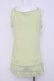 画像2: axes femme / 立体お花付きロングタンク M ミントイエロー Y-26-03-26-043-AX-TO-SZ-ZY (2)