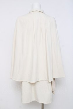 画像2: axes femme / ロングケープセットミニワンピース F 生成り Y-26-03-26-053-AX-OP-SZ-ZY