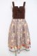 画像1: axes femme POETIQUE / アップルパイレースアップワンピース M 茶 Y-26-03-26-056-AX-OP-SZ-ZY (1)