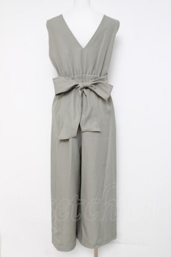 画像3: axes femme / バックリボンコンビネゾン F グリーン Y-26-03-26-059-AX-OP-SZ-ZY