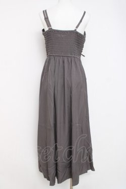 画像2: axes femme / ドロストギャザーキャミワンピース F チャコール Y-26-03-26-060-AX-OP-SZ-ZY