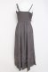 画像2: axes femme / ドロストギャザーキャミワンピース F チャコール Y-26-03-26-060-AX-OP-SZ-ZY (2)