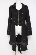 axes femme POETIQUE / 燕尾デザインロングジャケット M 黒 Y-26-03-26-063-AX-JA-SZ-ZY