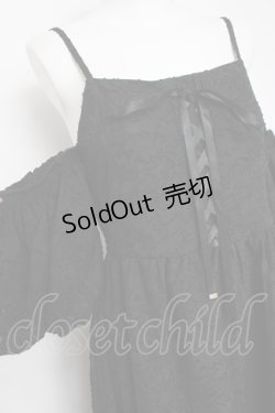 画像3: axes femme / シアージャカードバルーンワンピース F 黒 Y-26-03-26-064-AX-OP-SZ-ZY