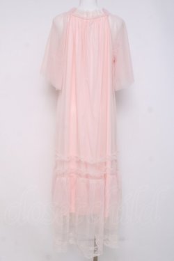 画像2: axes femme / フレアスリーブチュールワンピース F ピンク Y-26-03-26-066-AX-OP-SZ-ZY