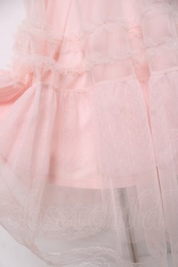 画像4: axes femme / フレアスリーブチュールワンピース F ピンク Y-26-03-26-066-AX-OP-SZ-ZY