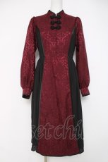 画像1: axes femme kawaii / シノワズリワンピース M 赤 Y-26-03-26-075-AX-OP-SZ-ZS (1)