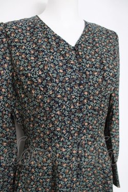 画像4: an another angelus / コルセット切替小花柄ロングワンピース F ネイビー Y-26-03-26-076-CA-OP-SZ-ZY