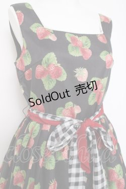画像3: Leur Getter / Sweet Strawberryノースリーブワンピース M ブラック Y-26-03-26-077-LU-OP-SZ-ZY