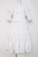 marcHenTica / 愛野えりコラボ・Arboralis Frill ワンピースセット  白 Y-26-03-26-081-LO-OP-SZ-ZY