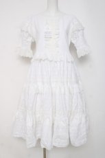 画像1: marcHenTica / 愛野えりコラボ・Arboralis Frill ワンピースセット  白 Y-26-03-26-081-LO-OP-SZ-ZY (1)