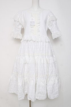 画像1: marcHenTica / 愛野えりコラボ・Arboralis Frill ワンピースセット  白 Y-26-03-26-081-LO-OP-SZ-ZY