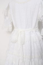 画像4: marcHenTica / 愛野えりコラボ・Arboralis Frill ワンピースセット  白 Y-26-03-26-081-LO-OP-SZ-ZY (4)