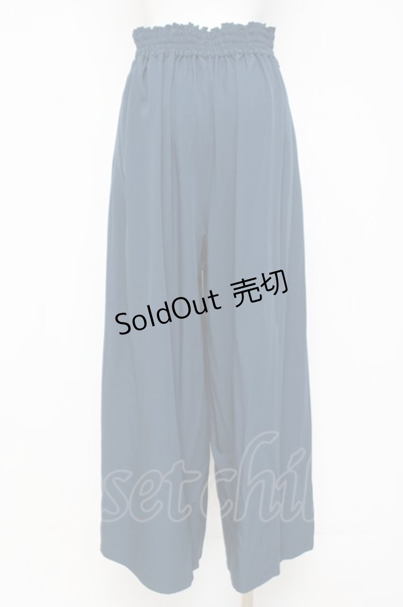 画像2: axes femme / ボタン×チェーンワイドパンツ F Bグリーン Y-26-03-26-083-AX-PA-SZ-ZS (2)