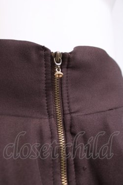 画像3: axes femme / ジップフリルスカート F 茶 Y-26-03-26-086-AX-SK-SZ-ZY