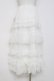 画像2: axes femme / フリルチュールティアードスカート F 白 Y-26-03-26-087-AX-SK-SZ-ZY (2)