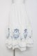 画像1: axes femme / リボンＸブーケ刺繍スカート F 白 Y-26-03-26-090-AX-SK-SZ-ZY (1)