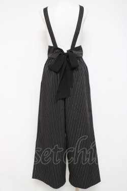 画像3: axes femme POETIQUE / ストライプサス付きパンツ M 黒 Y-26-03-26-093-AX-PA-SZ-ZY