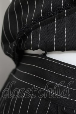 画像5: axes femme POETIQUE / ストライプサス付きパンツ M 黒 Y-26-03-26-093-AX-PA-SZ-ZY