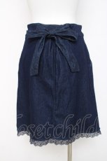 画像2: axes femme / バックリボンタイトスカート M インディゴ Y-26-03-26-096-AX-SK-SZ-ZI (2)