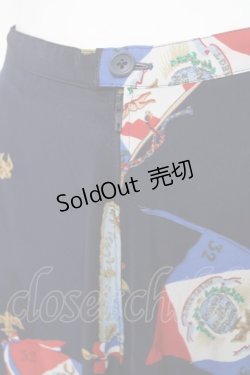 画像3: INGEBORG / 旗柄スカート  紺 Y-26-03-26-100-LO-SK-SZ-ZY