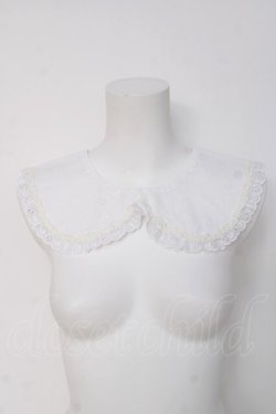 画像1: marcHenTica / Arboralis Frill付け襟  白 Y-26-03-26-014-LO-ZA-SZ-ZY