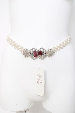 画像2: axes femme / グレイスローズパールベルト  シルバー Y-26-03-26-021-AX-ZA-SZ-ZY