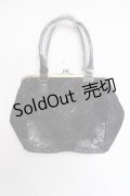axes femme / がま口レース刺 バッグ  黒 Y-26-03-26-026-AX-BG-SZ-ZY