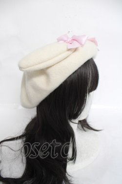 画像4: Nile Perch / うさぎさんベレー帽  アイボリー Y-26-03-26-029-LO-ZA-SZ-ZY