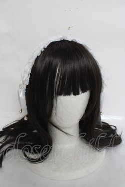 画像2: axes femme / レースアップヘッドドレス  白 Y-26-03-26-034-AX-AC-SZ-ZY