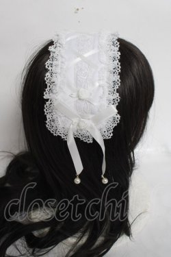 画像3: axes femme / レースアップヘッドドレス  白 Y-26-03-26-034-AX-AC-SZ-ZY