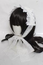 画像1: marcHenTica / Arboralis Frillヘッドドレス  白 Y-26-03-26-035-LO-AC-SZ-ZY (1)