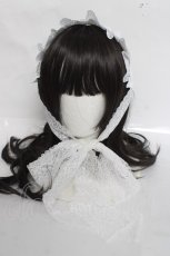 画像3: marcHenTica / Arboralis Frillヘッドドレス  白 Y-26-03-26-035-LO-AC-SZ-ZY (3)
