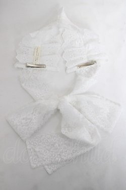 画像4: marcHenTica / Arboralis Frillヘッドドレス  白 Y-26-03-26-035-LO-AC-SZ-ZY