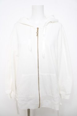 画像1: Secret Honey / スピンドルうさ耳パーカー 2 白 Y-26-03-28-049-CA-TO-SZ-ZY