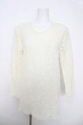 INGEBORG / 総レースロングトップス  アイボリー Y-26-03-28-050-LO-TO-SZ-ZY