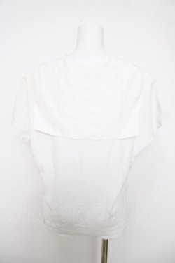 画像2: INGEBORG / セーラー襟ブラウス  白 Y-26-03-28-052-LO-BL-SZ-ZY