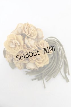 画像1: INGEBORG / バラモチーフコサージュ  イエロー Y-26-03-28-005-LO-ZA-SZ-ZY