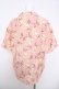 画像2: INGEBORG / ゆり柄半袖シャツ F ピンク Y-26-03-28-064-LO-BL-SZ-ZY (2)