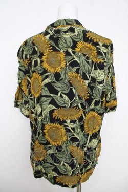 画像2: INGEBORG / ひまわり柄半袖シャツ F 黒 Y-26-03-28-066-LO-BL-SZ-ZY