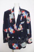 INGEBORG / 旗柄ジャケット  紺 Y-26-03-28-073-LO-TO-SZ-ZY