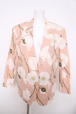 画像1: INGEBORG / ポピー柄ジャケット  ピンク Y-26-03-28-075-LO-JA-SZ-ZY