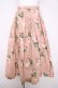 画像1: INGEBORG / バラ柄スカート  ピンク Y-26-03-28-078-LO-SK-SZ-ZY (1)
