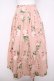 画像2: INGEBORG / バラ柄スカート  ピンク Y-26-03-28-078-LO-SK-SZ-ZY (2)